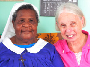 Sister Kathy with Sister Maria Goretti