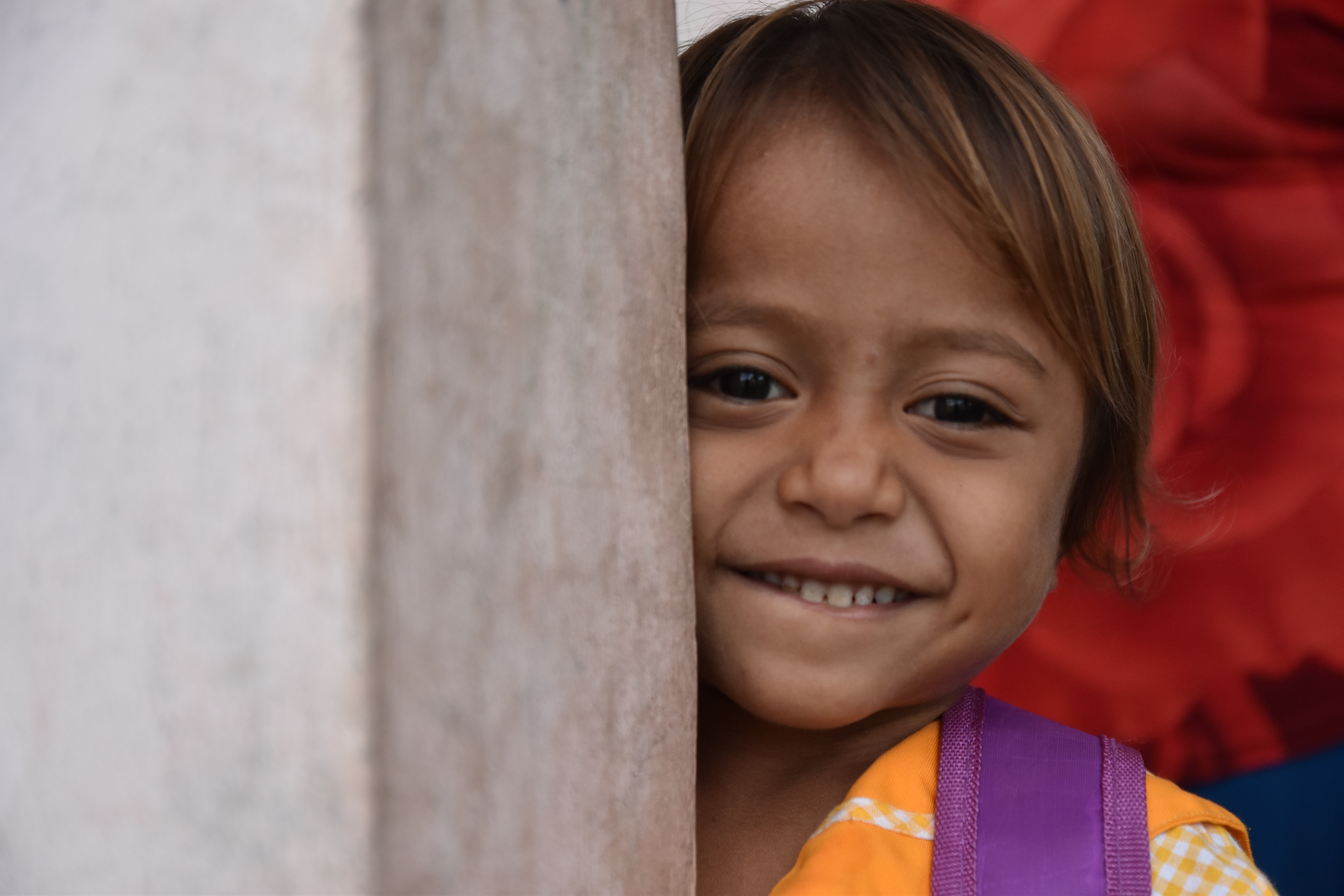 Photo of little Timorese Girl looking at camera