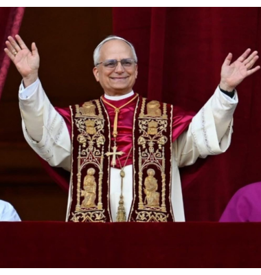 Celebrating the news of the election of His Holiness Pope Leo XIV