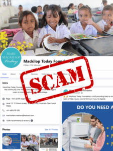 Image of fake Facebook profile