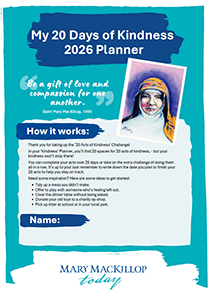 cover 20 Days of Kindness Planner