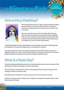 Who is Mary MacKillop cover