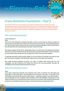 Class Activities Foundation - Year 2 cover