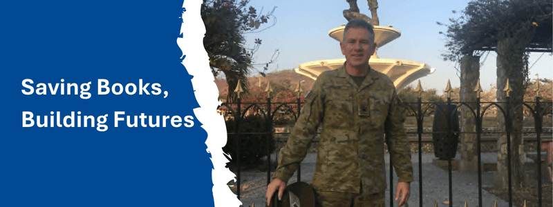 A Soldier's Story: Saving Books, Building Futures